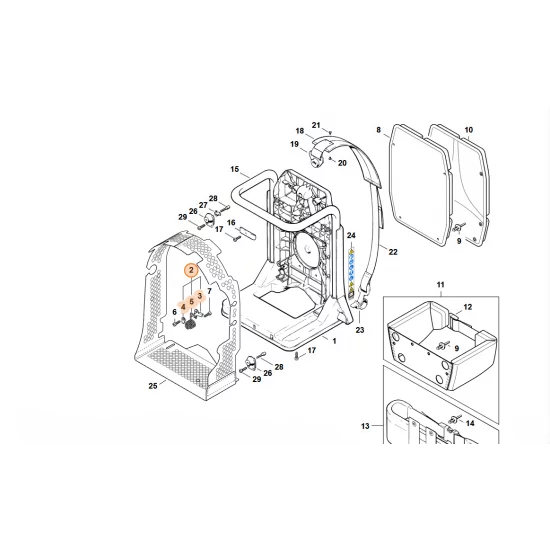 STIHL  Sprężyna AV 4203 760 9050